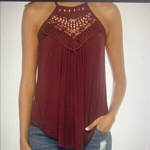 Bluetime Women's Summer Halter top, Size Medium